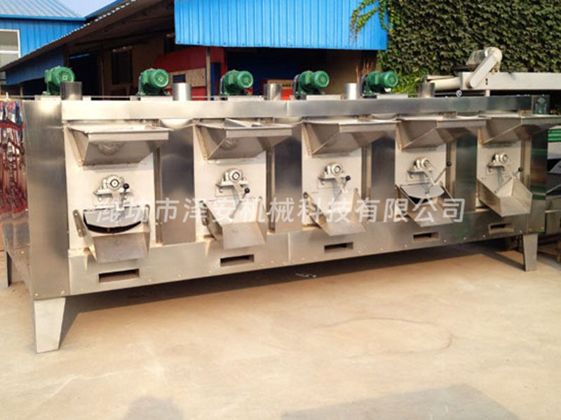 芝麻、花生五筒旋轉(zhuǎn)烤爐2